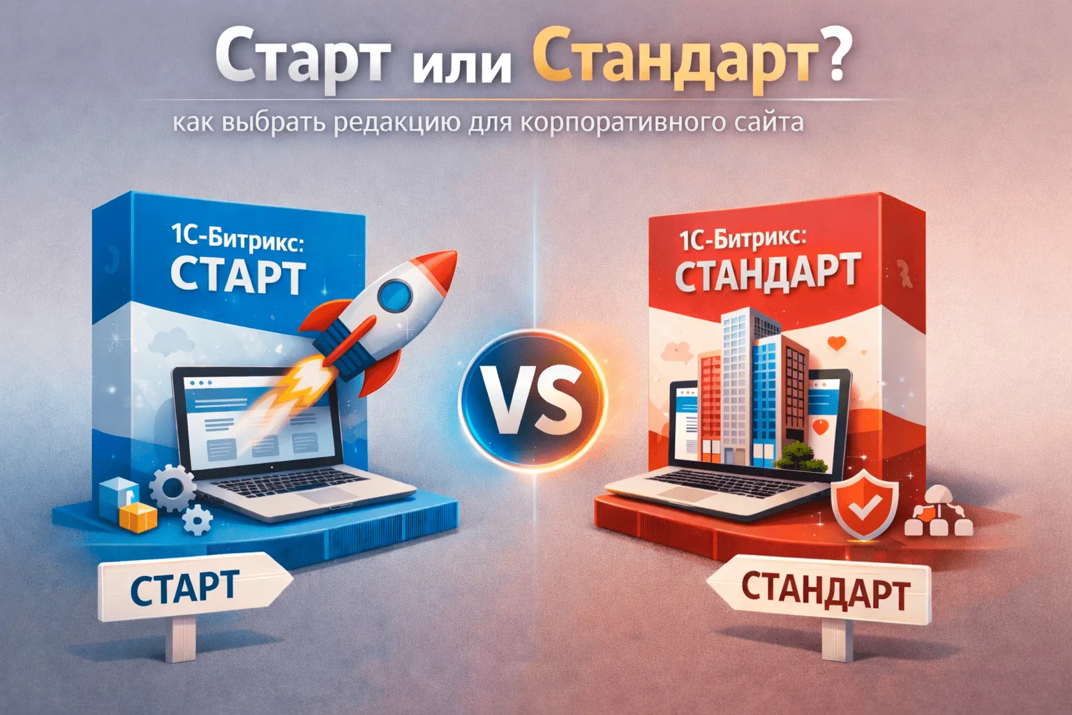 Старт или Стандарт: как выбрать редакцию для корпоративного сайта в Владикавказе